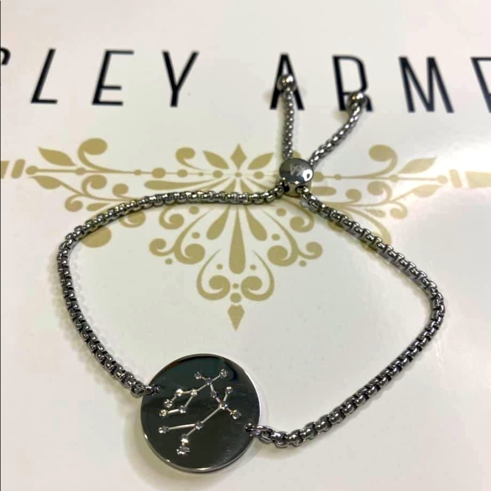 Zodiac Collection- Silver Gemini Bracelet